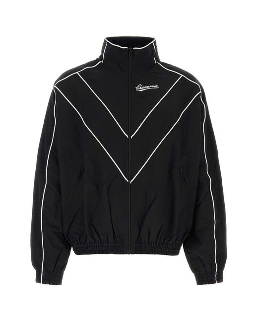 Willy Chavarria Black Bad Boy Track Jacket for men