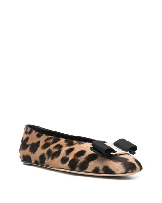 Ferragamo Brown Ferragamo Flat Shoes