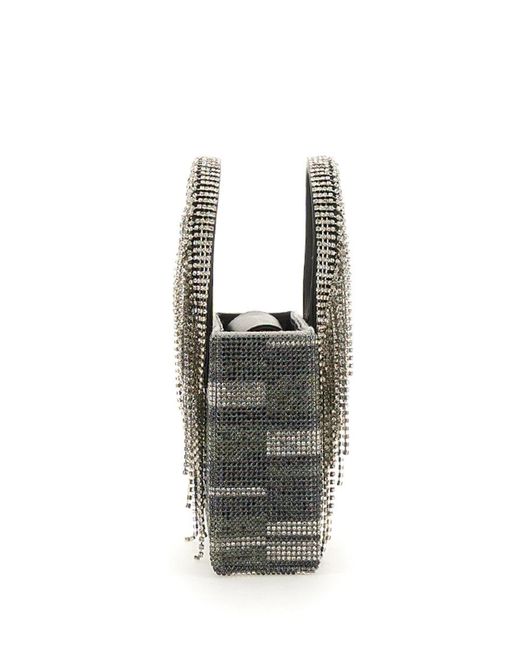 Kara Gray Bag With Crystals