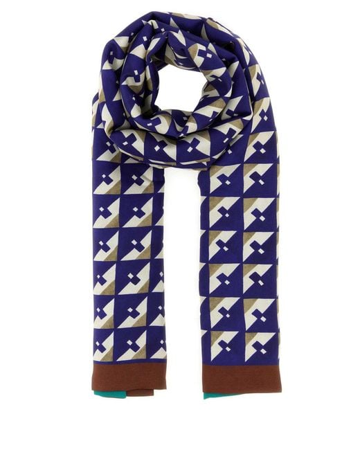 Miu Miu Blue Foulard