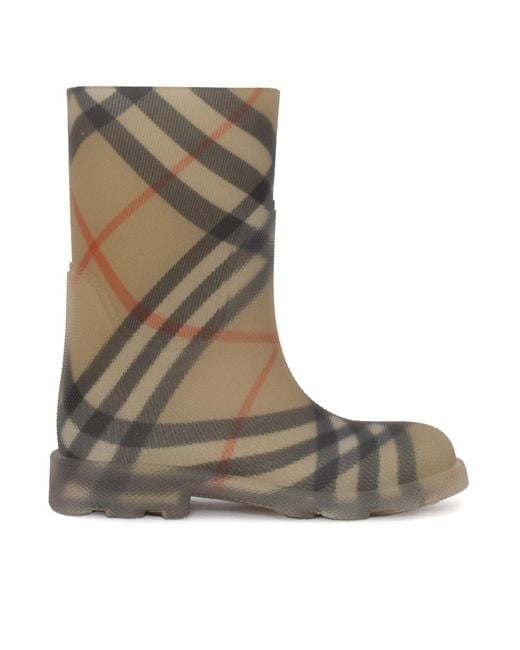 Burberry Brown Kid Boots