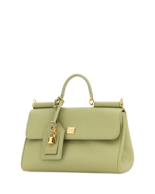 Dolce & Gabbana Pastel Green Leather My Sicily Handbag for men