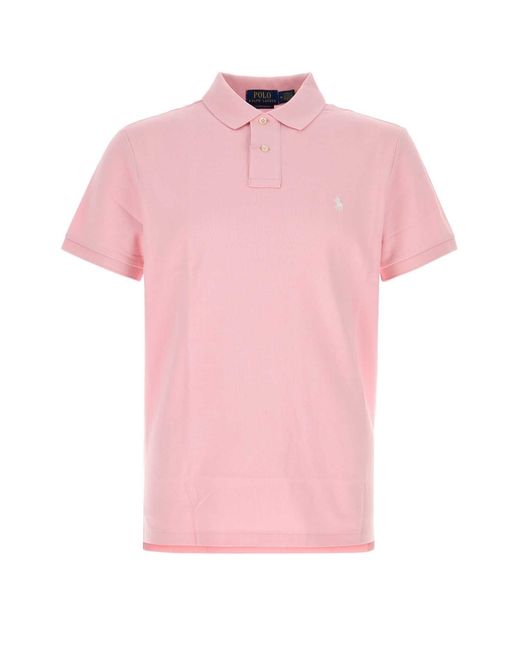 Polo Ralph Lauren Pink Piquet Polo Shirt