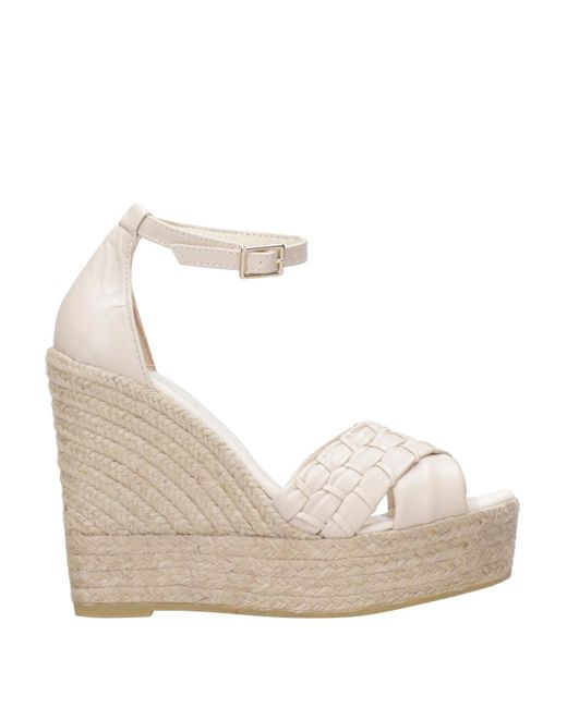 Espadrilles Sandals Ivory in het Natural