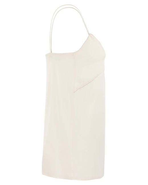 Top in lingerie Sablè di Fabiana Filippi in White