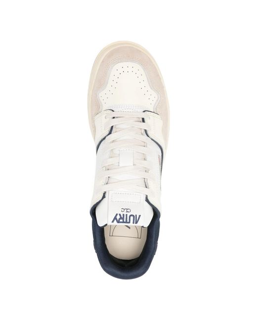 Autry White Clc Low Multisue/Col for men