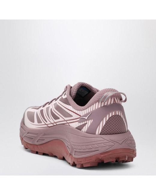 Hoka One One Pink Mafate Speed 2 Classic Mauve/Carnation Sneaker for men