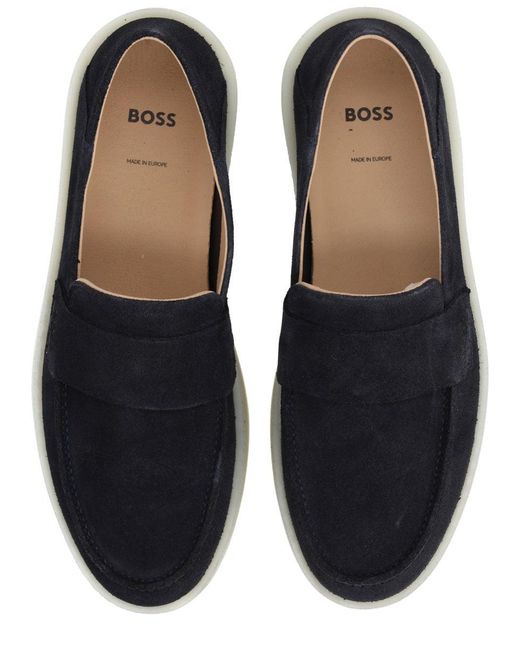 Boss Blue Mocassino "kieran" for men