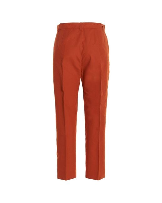 Max Mara Red Trousers