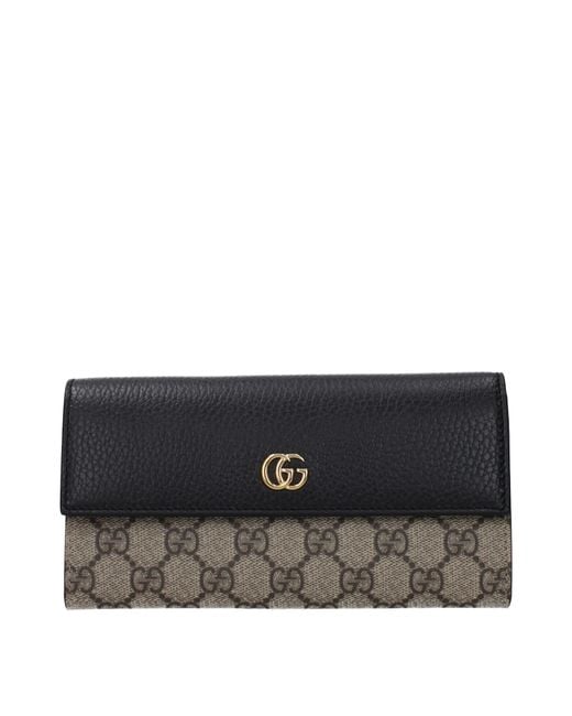 Gucci Black Wallet Fabric