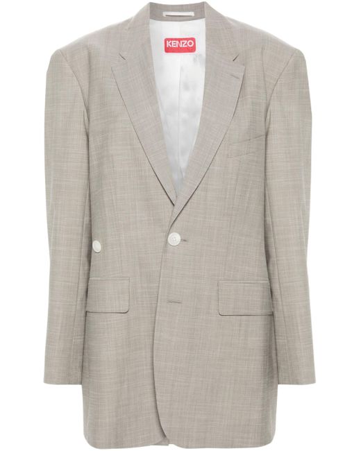 KENZO Blazer Met Dubbele Rij Knopen in het Gray