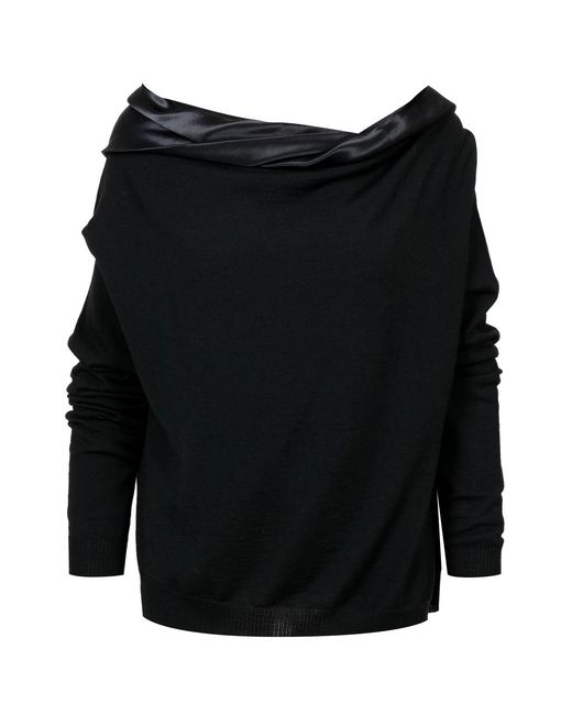 Alberta Ferretti Black Sweaters