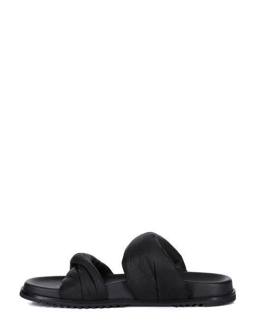 Rick Owens Black Twisted Granola Sandals