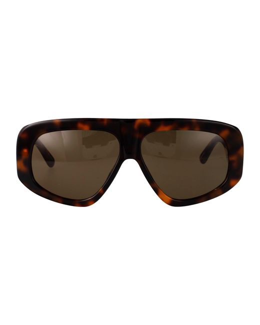 The Attico Brown Mask Sunglasses Attico57 C8 Sun C8