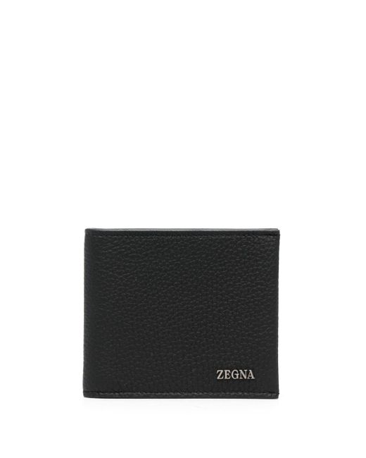 Zegna Black Luxury Leisurewear Billfold 8Cc Accessories for men