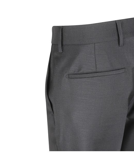 Prada Gray Slim-Fit Trousers for men
