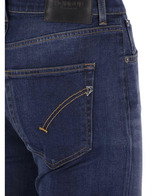 Dondup Daila Organische Stroct Denim Jeans in het Blue