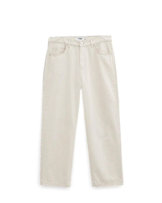 Wax London White Trousers for men