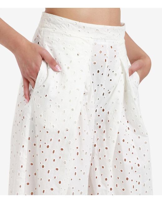 Semicouture White Trousers