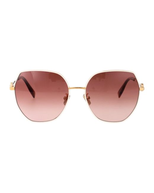 BVLGARI Pink Round Sunglasses Bv40035 U 28 F