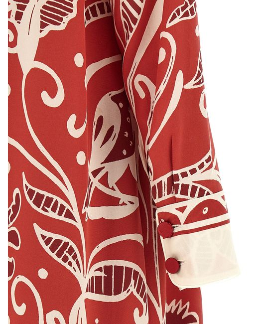 F.R.S For Restless Sleepers F.r.s. Voor Rusteloze Slapers 'euripila' Jurk in het Red