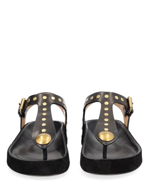 Isabel Marant Black Enore Sandals