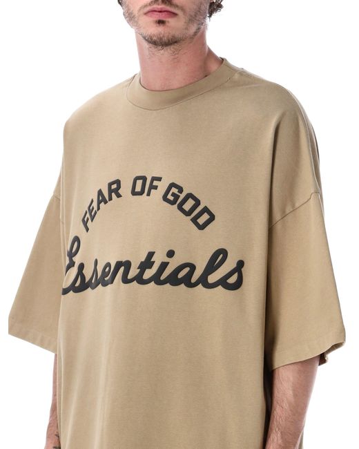 Essentials x Fear Of God Natural T Shirts And Polos