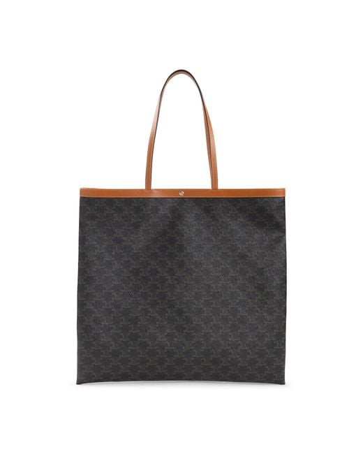 Céline Black Large Flat Shopper Bag