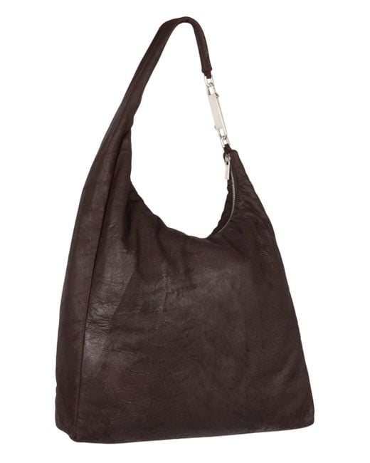 【関税&送料込み】Rick Owens Leather Bag - Gemini Bag Brow Rick Owens Leather Bag Gemini Bag in Brown | Lyst