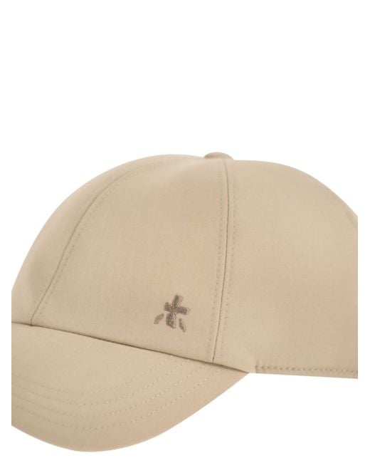 Premiata Natural Baseball Cap With Embroidered Logo