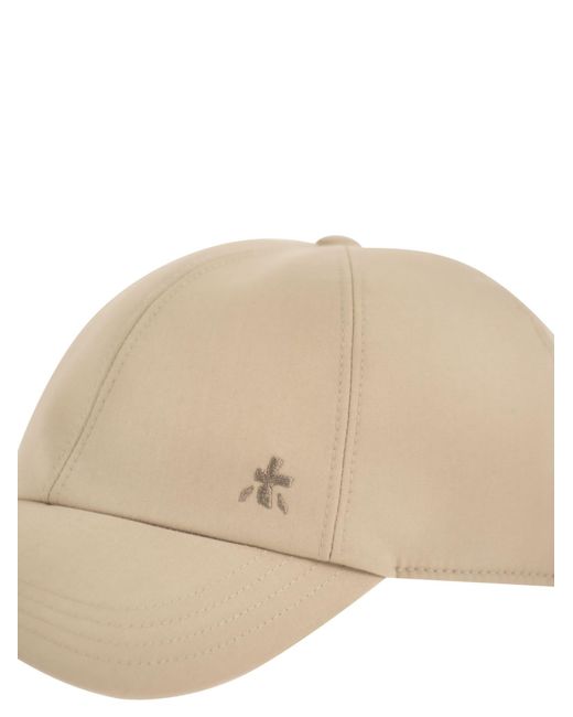 Premiata Natural Baseballkappe mit gesticktem Logo