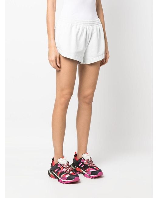 Balenciaga White Cotton Shorts