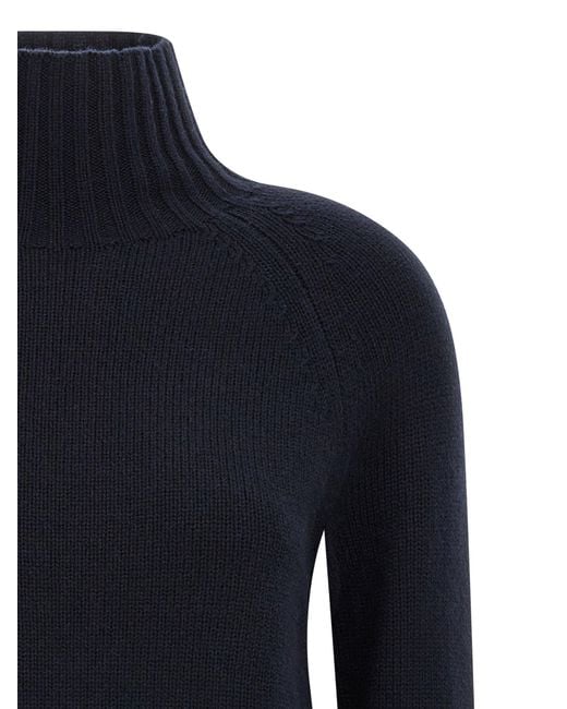Max Mara 'mantova' Turtleneck -trui in het Blue