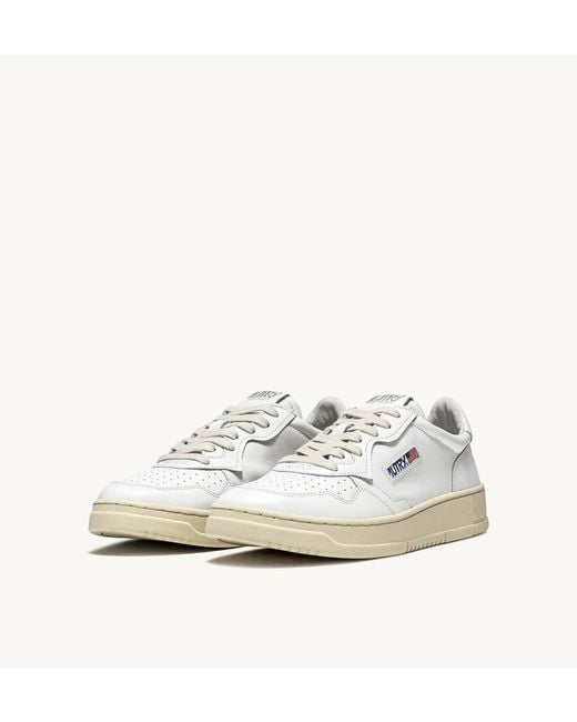 Autry White Sneakers Action for men
