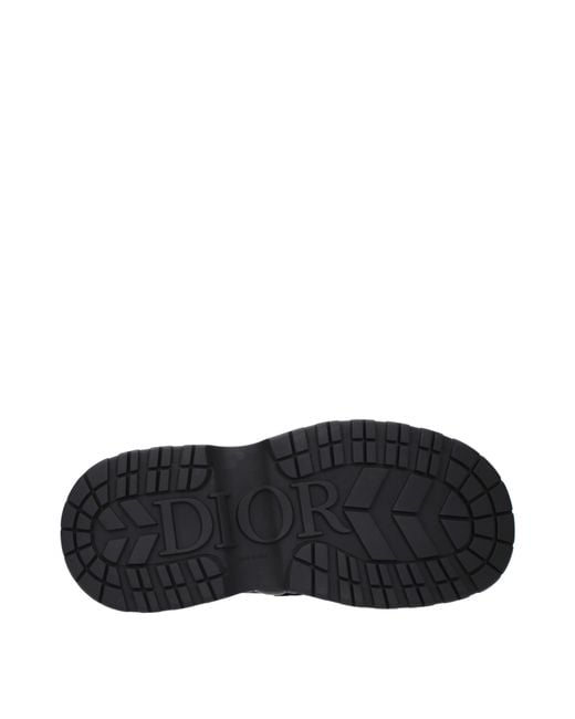 Dior Black Buffalo Loafers Leather