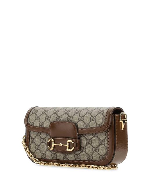 Gucci Gray Shoulder Bags