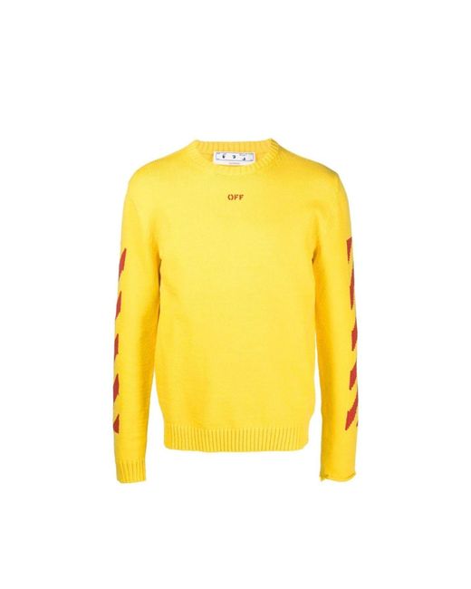 Off white shop yellow sweater