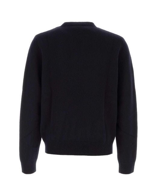 A.P.C. Blue Midnight Wool Edmond Sweater for men