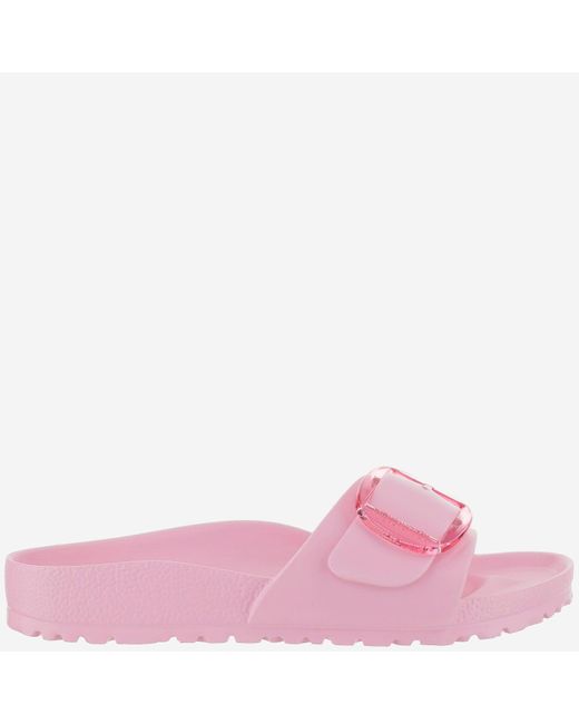 Birkenstock Pink Madrid Big Buckle Slippers