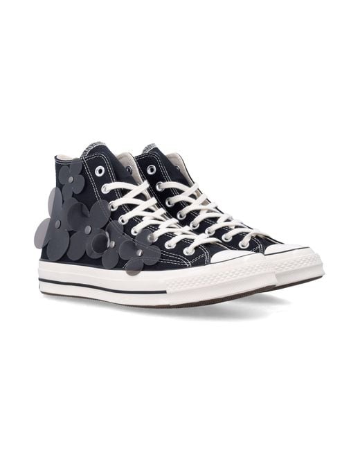 Converse Blue Chuck 70 3-D Flourish Sneakers