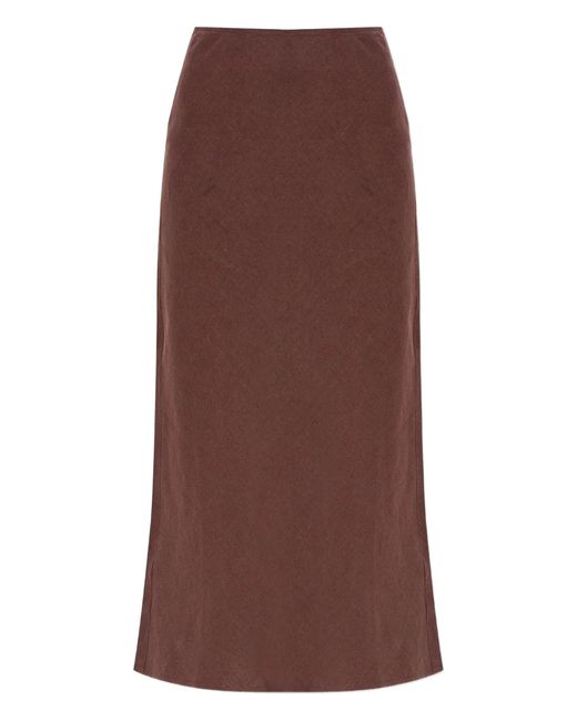 Jupe Saagneta Samsøe & Samsøe en coloris Brown