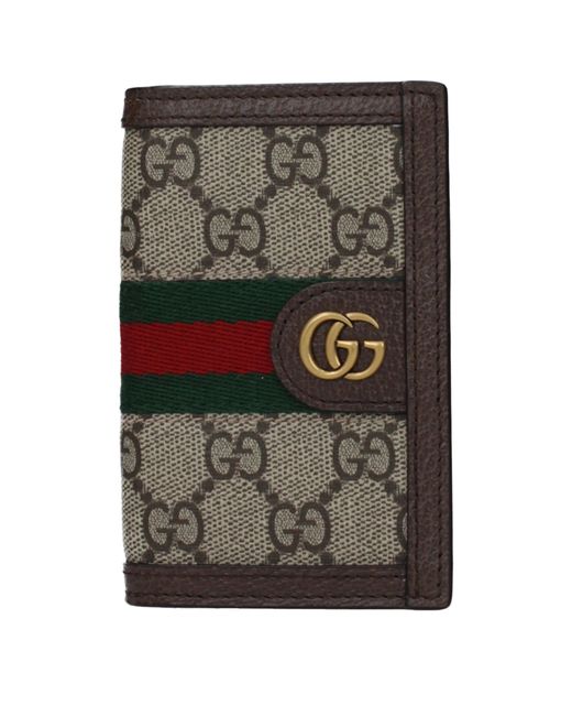Gucci Green Ebony Fabric Document Holder