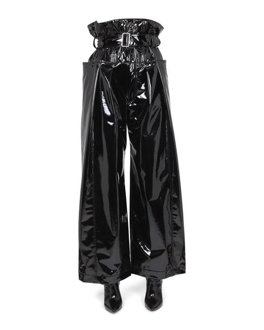 Philosophy Di Lorenzo Serafini Black Vinyl Pants for men