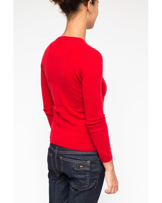 LA ROSE Red Pullover