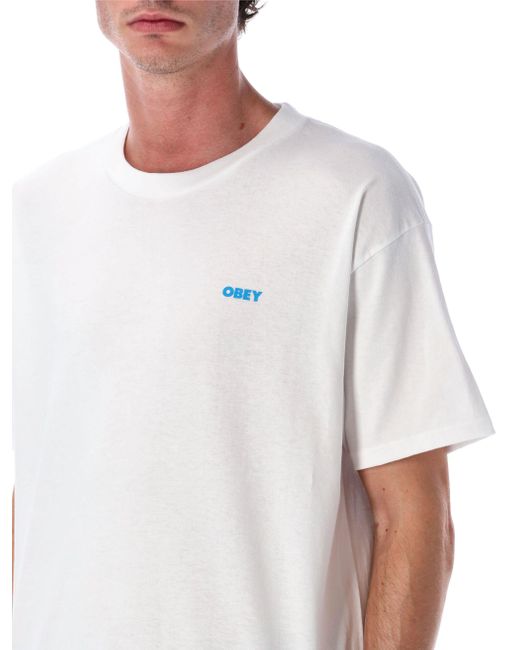 Obey White T Shirts And Polos