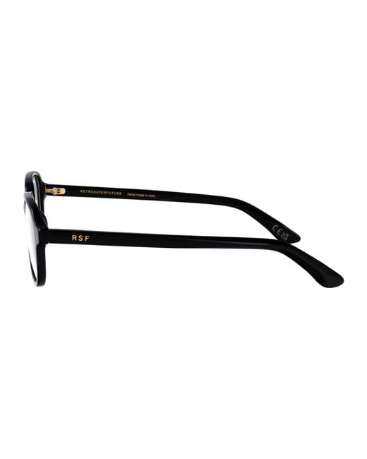 Retrosuperfuture Black Acetate Glasses
