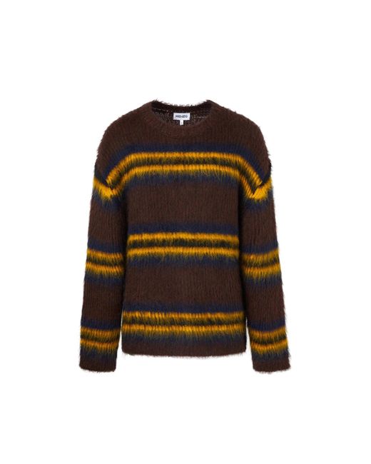 KENZO Black Wool Sweater for men