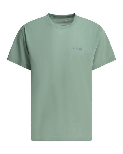 Montbell Green Light Polyester T-Shirt