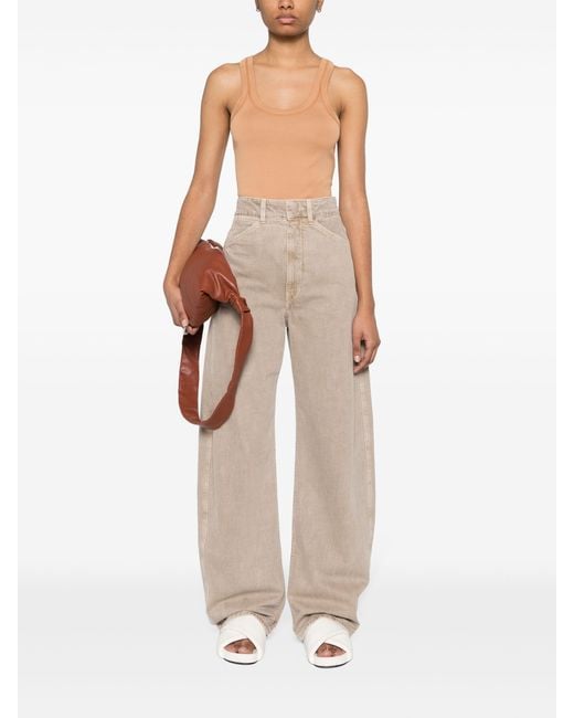 Lemaire Natural Ribbed Top
