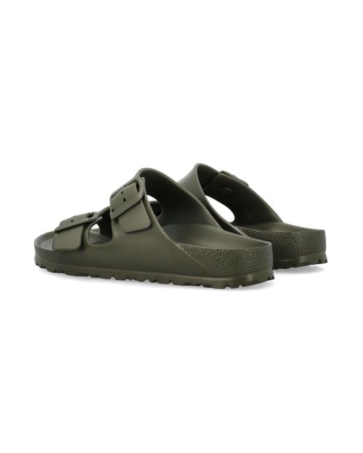 Birkenstock Green Arizona Eva Khaki Narrow Sandals